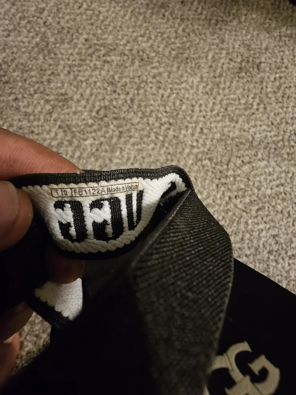 UGG Kids' Black Logo Strap Sandals